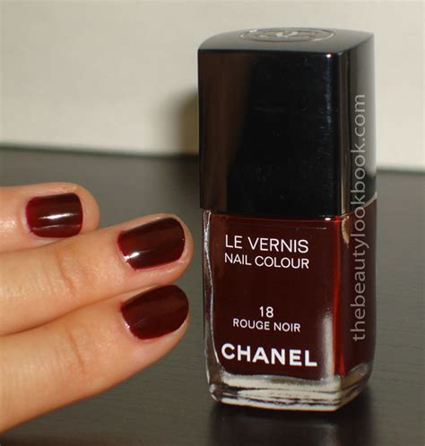 vernis chanel rouge noir dupe